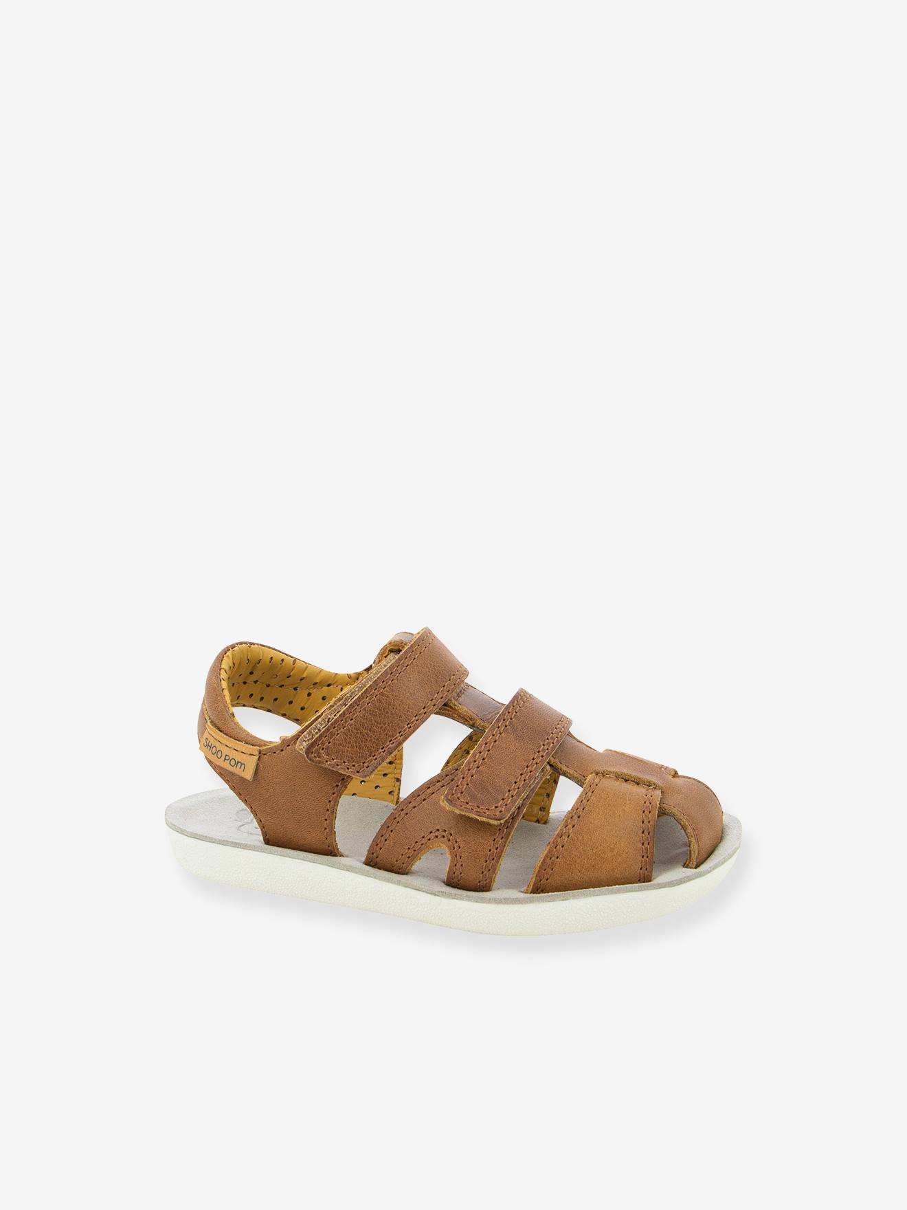 Sandals for Children, Goa Newby SHOO POM(r) dark brown