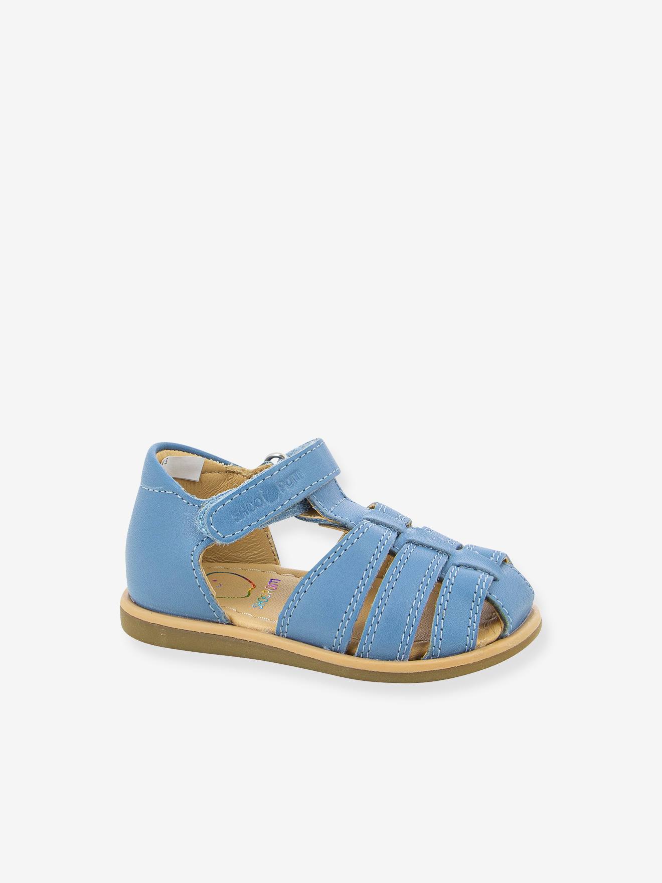 Tity Tonton Sandals for Babies, by SHOO POM(r) blue