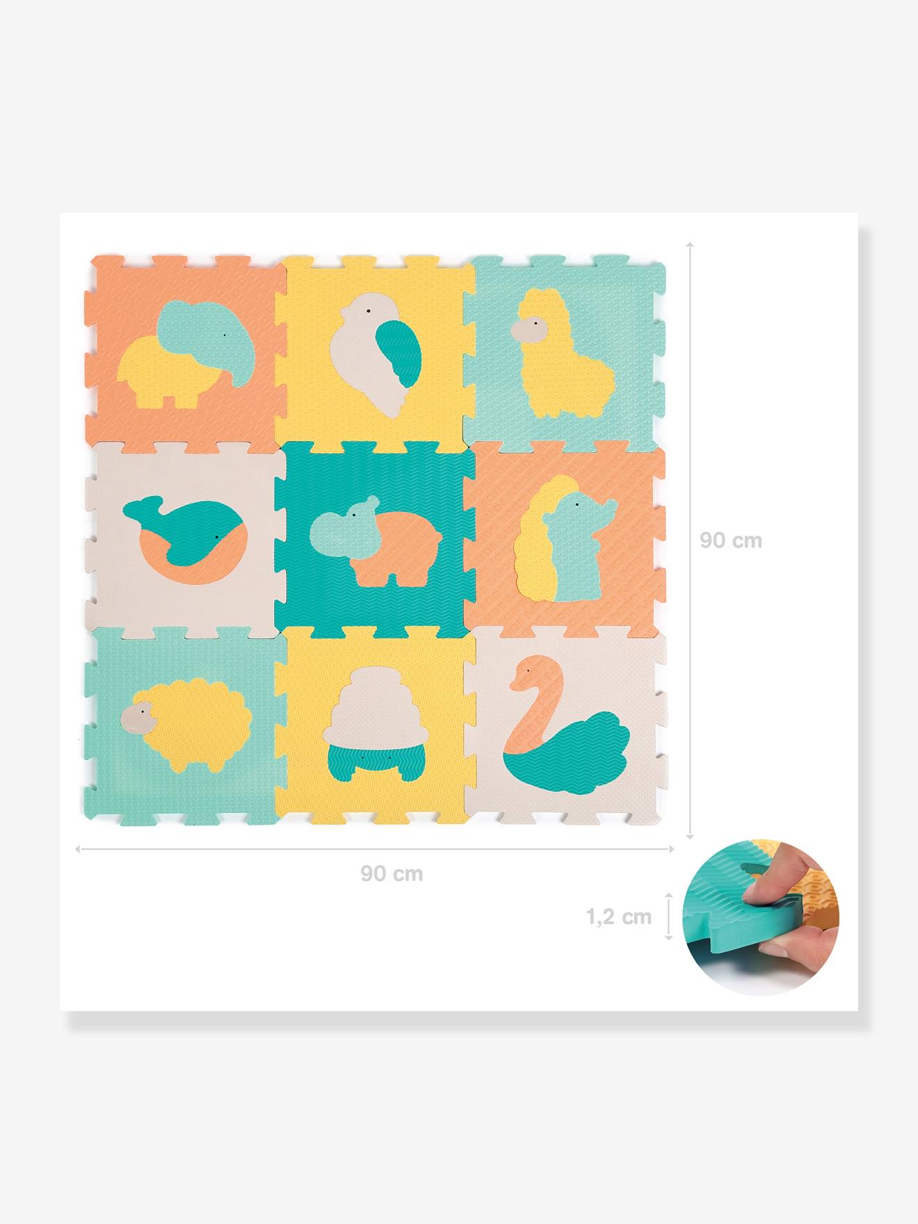 Animals Tiles by LUDI multicoloured