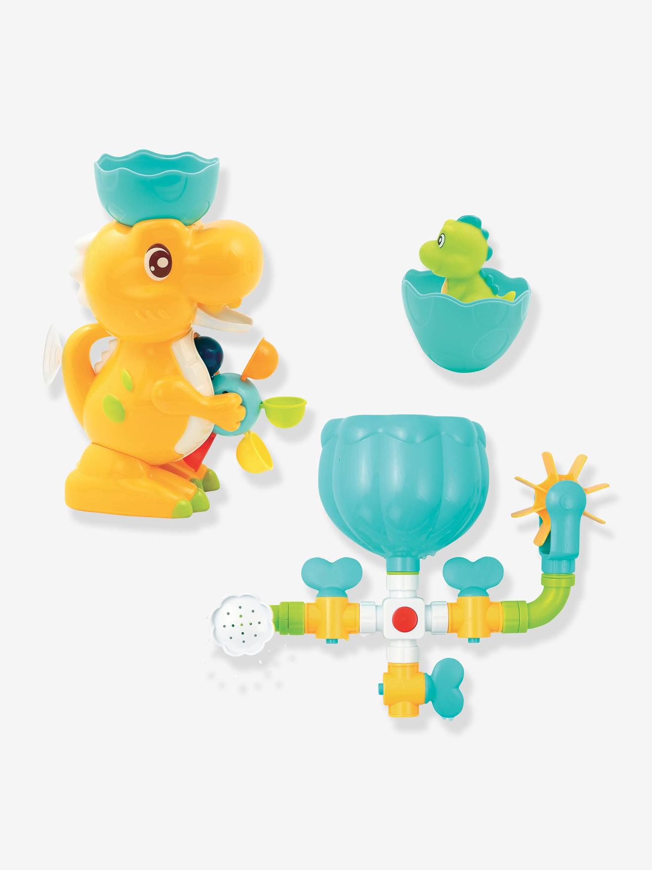 Dino Bath Set, LUDI multicoloured