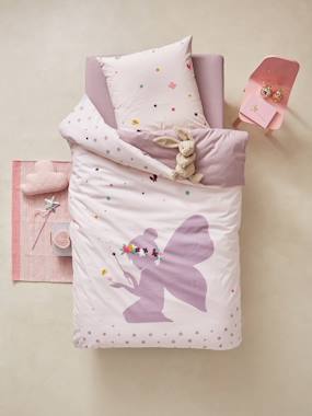 Children s Duvet Cover Pillowcase Set Tiny Fairy Theme light