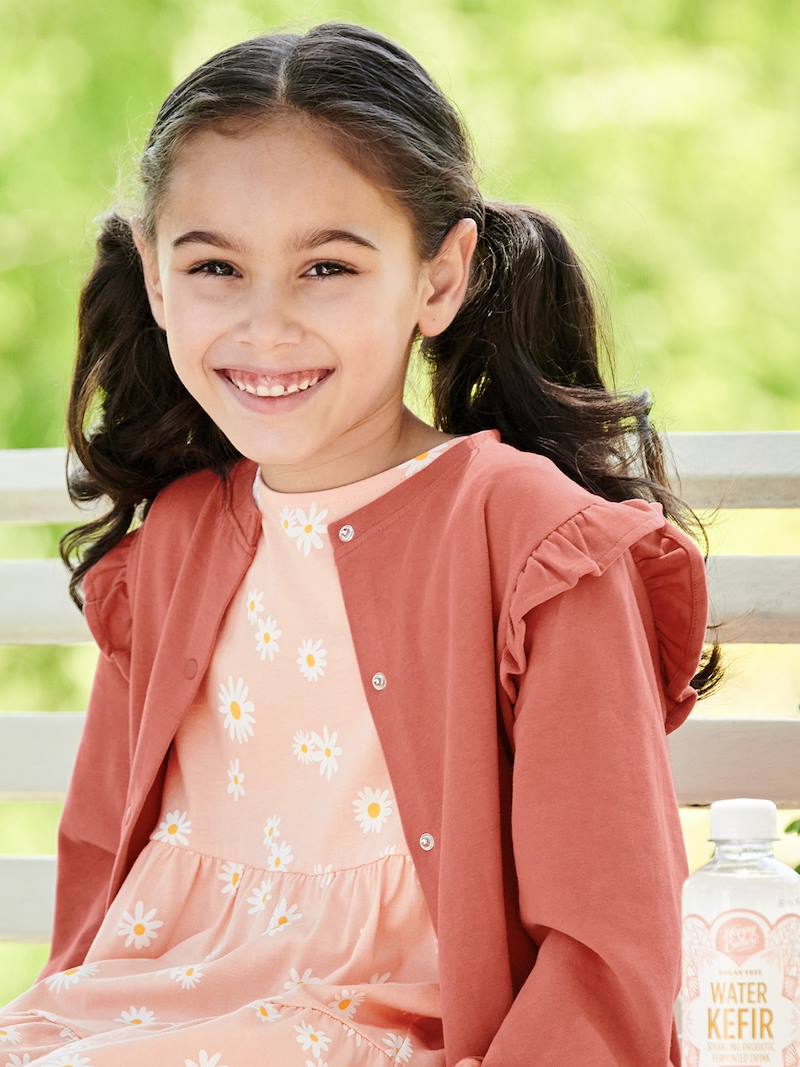 Dress & Jacket Combo for Girls peach, Girls Vertbaudet