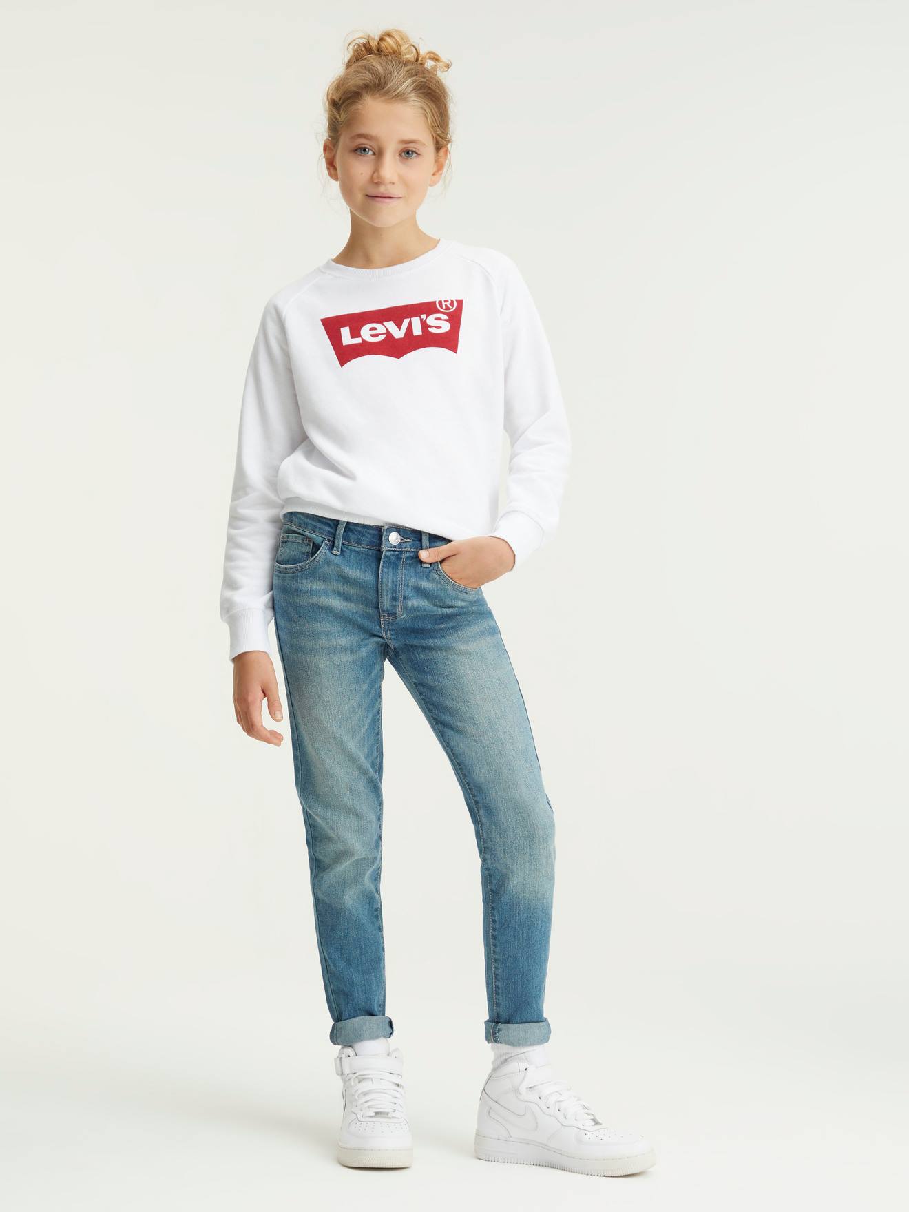 Levi's® 710 Super Skinny Jeans - blue, Girls | Vertbaudet
