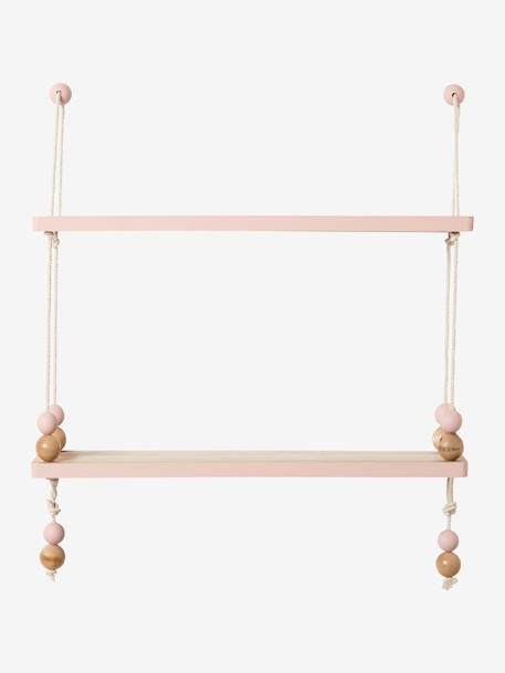 Wood & Rope Swing-Shelf - beige light solid with design, Bedroom Furniture & Storage | Vertbaudet