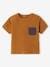 Dual Fabric T-Shirt for Babies caramel 