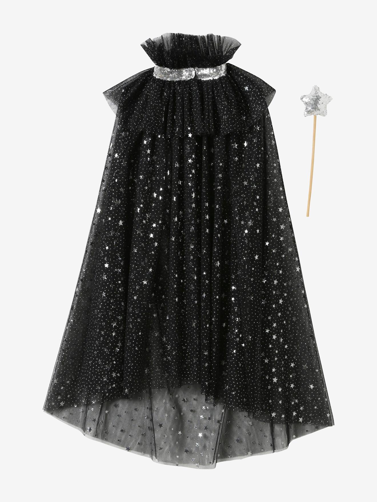 Glittery Cape + Wand