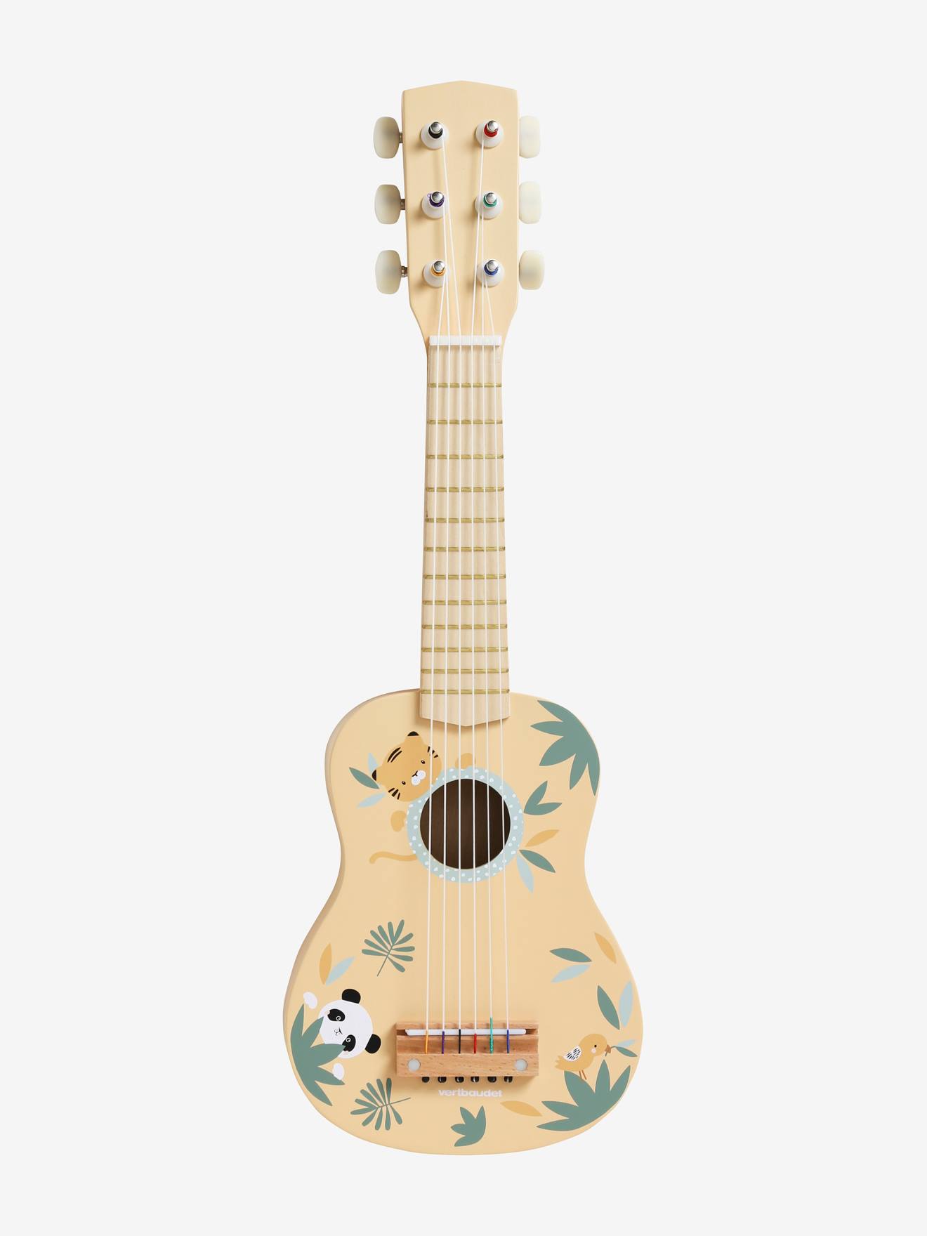 Wooden Guitar FSC® Certified beige, Toys Vertbaudet