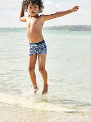 Boys-Swim Boxers with Tropical Print for Boys