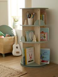 Bedroom Furniture & Storage-Rotating Bookcase, Rainbow