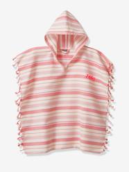 Bedding & Decor-Bathing-Ponchos-Fouta Striped Poncho for Children