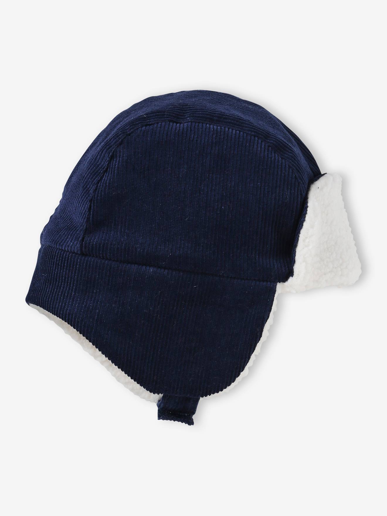 Velour Chapka Hat with Sherpa Lining