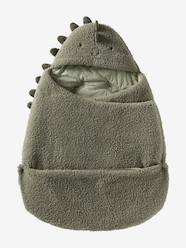 Baby-Outerwear-Transformable Baby Nest in Plush Fabric, Bear