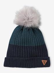 Boys-Accessories-Knitted Two-Tone Beanie for Boys