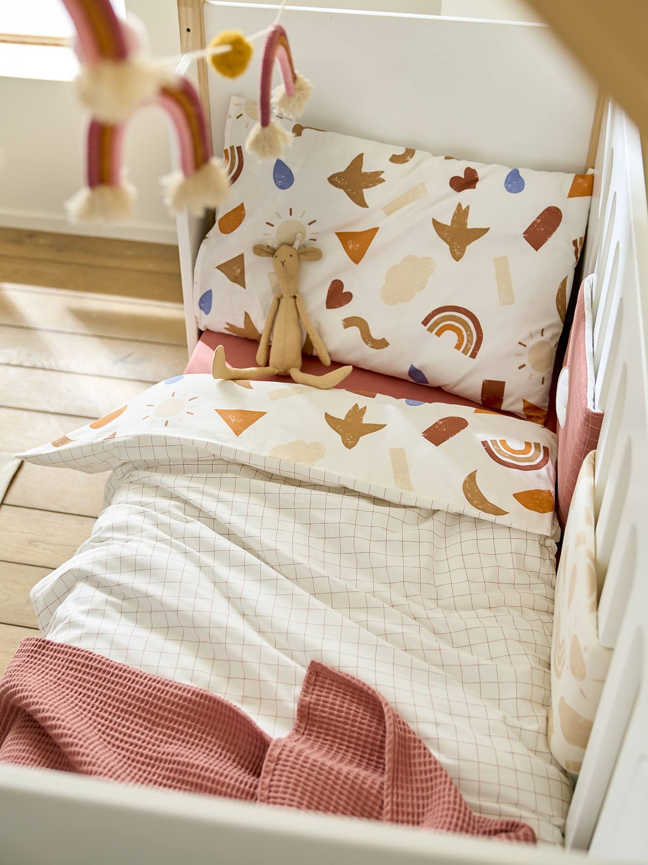 Organic cot bed duvet sale