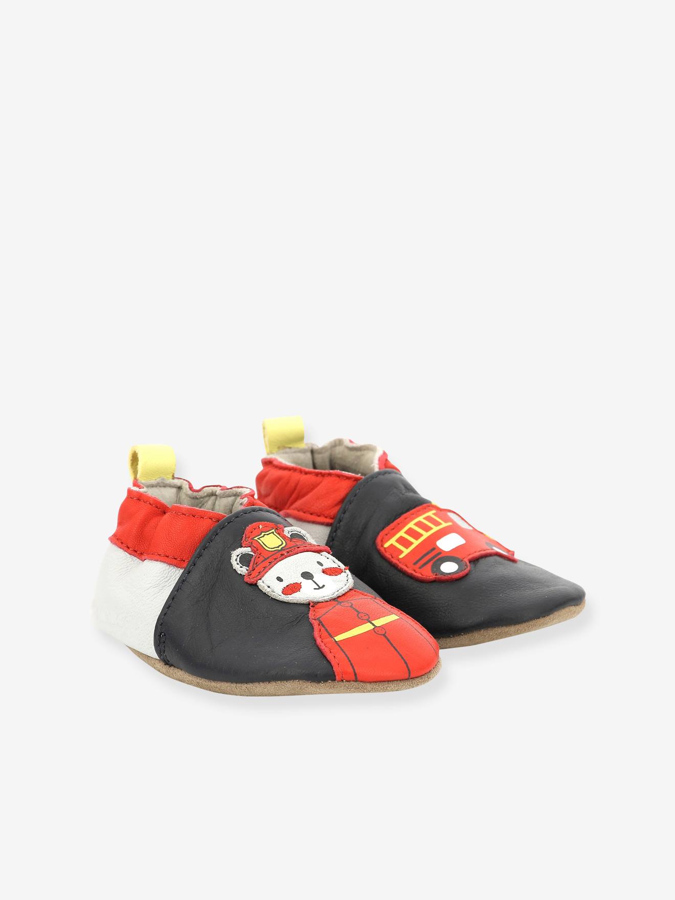 Indoor Shoes in Soft Leather for Babies