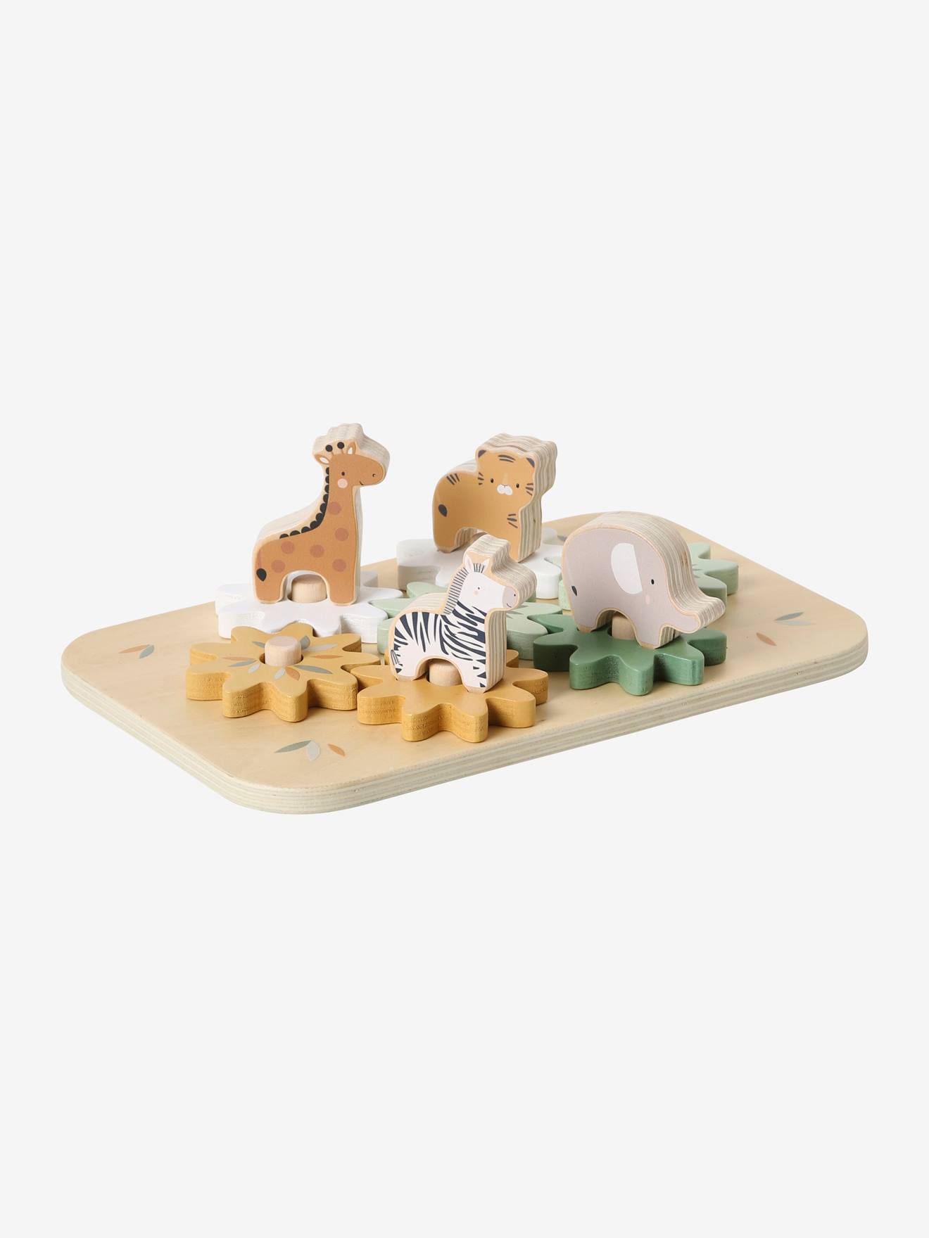 Board with Cogs in Certified Wood wood