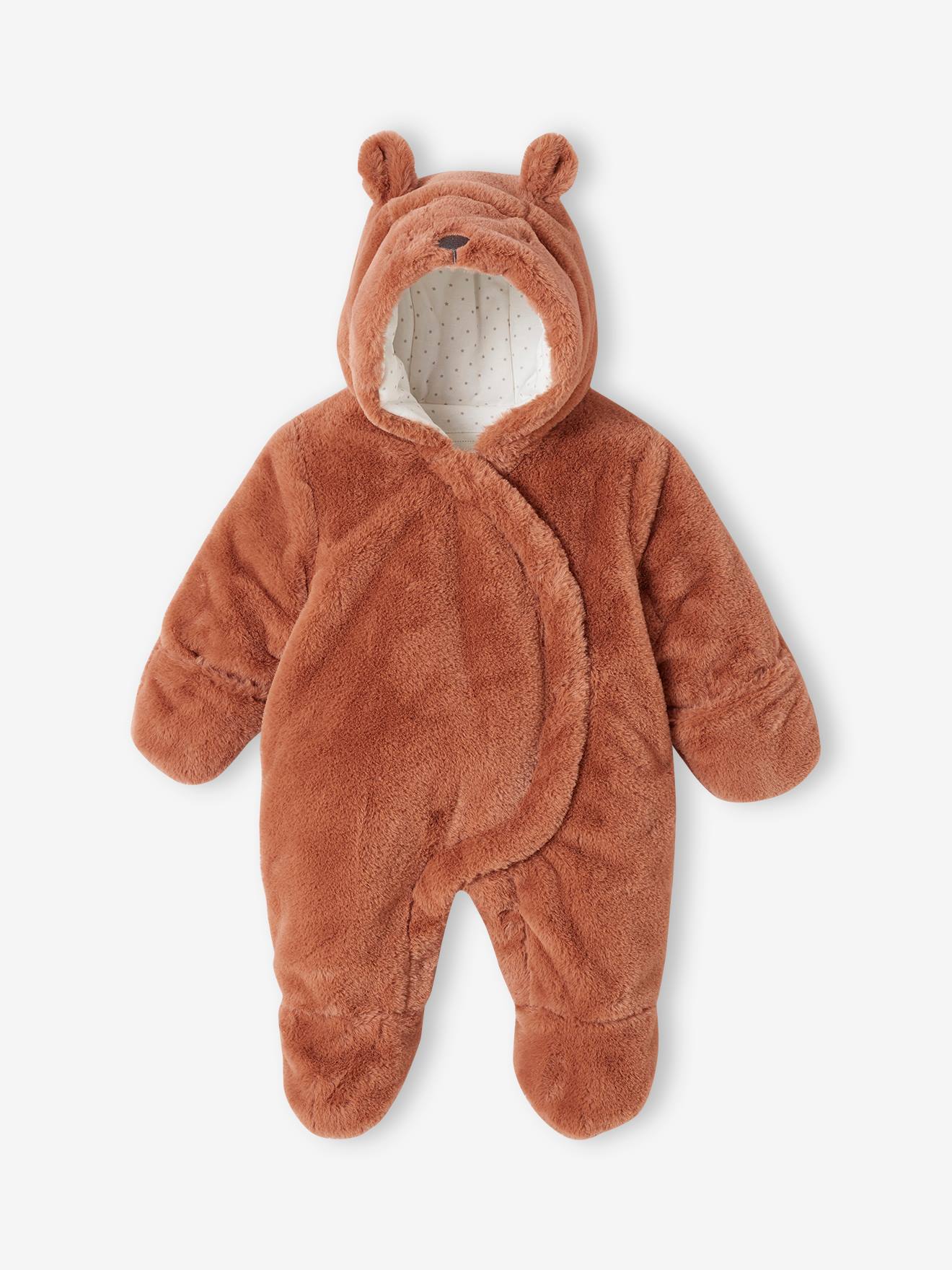 Faux Fluffy Fur "Sheep" Pramsuit