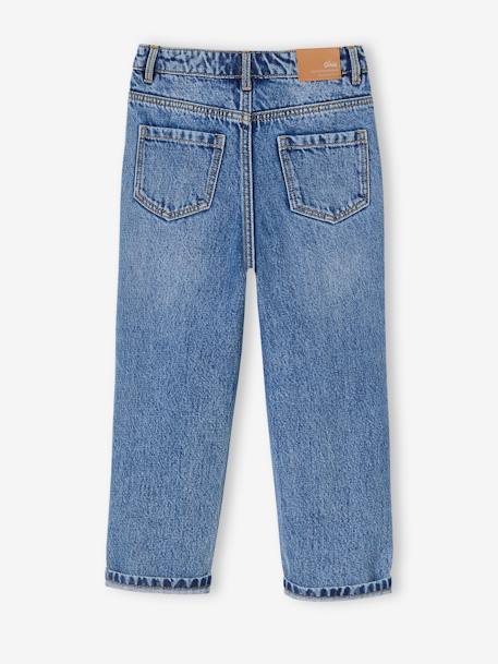 Loose Fit Boyfriend Jeans for Girls denim grey+double stone+stone 