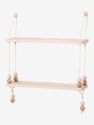 Bedroom Furniture & Storage-Wood & Rope Swing-Shelf