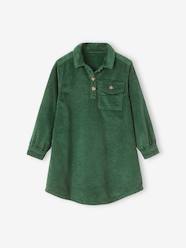 Girls-Corduroy Shirt-Dress for Girls