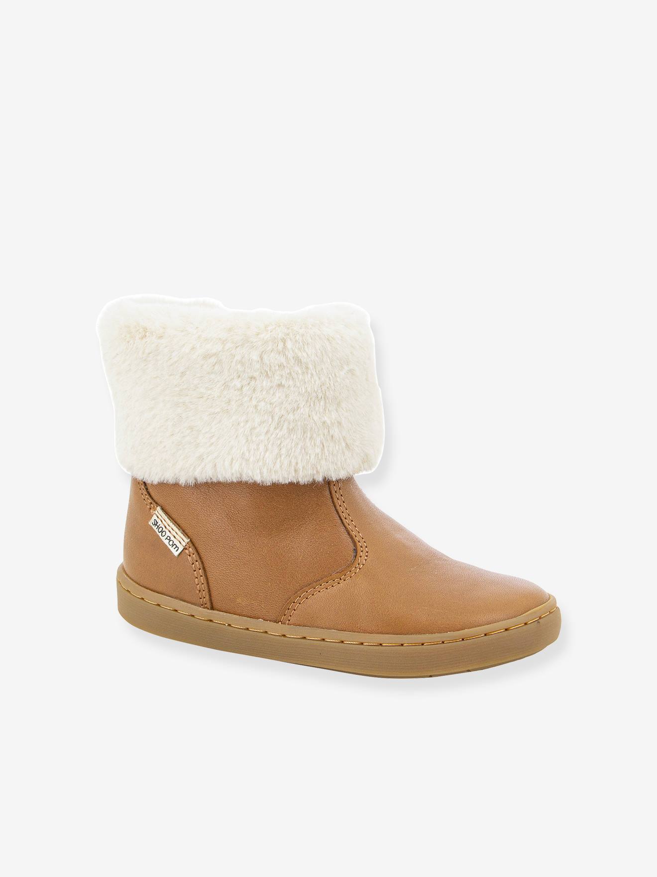 Play Boots Fur for Babies, by SHOO POM(r) camel