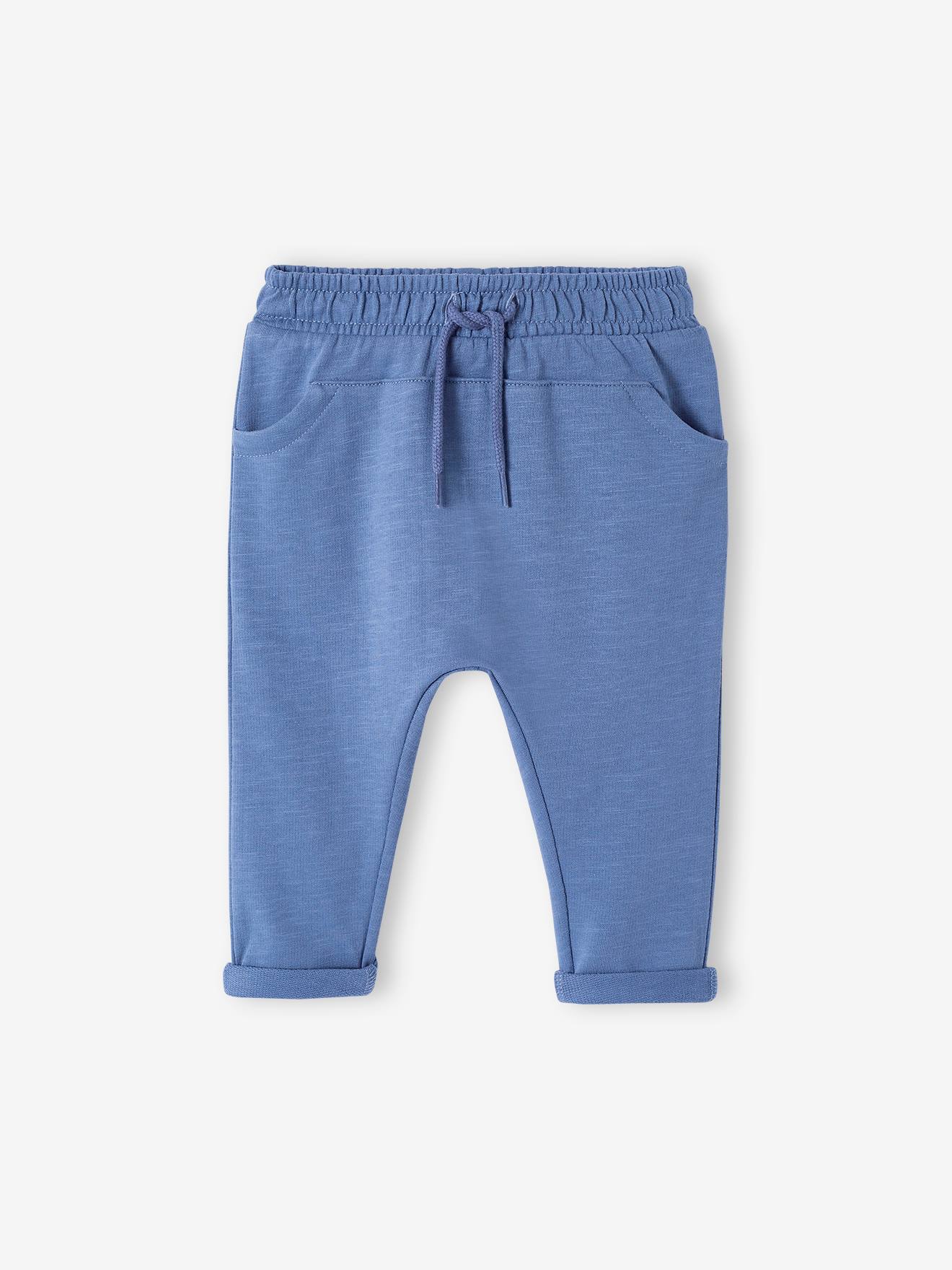 Baby Boys Fleece Trousers slate blue