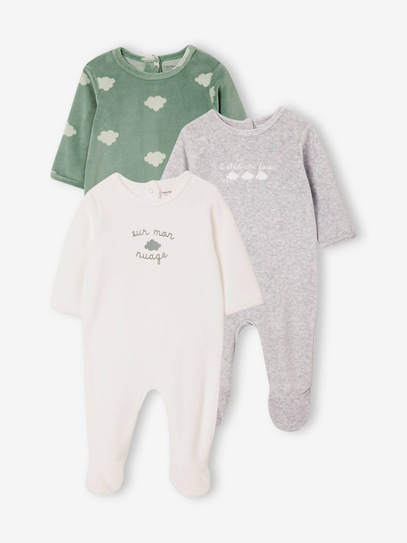 Lot pyjama best sale bebe velours