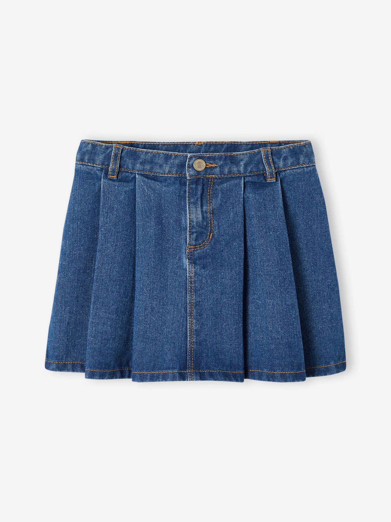 Elastic waist 2024 denim skirt uk