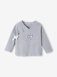 Baby-T-shirts & Roll Neck T-Shirts-Interlock Cardigan for Newborn Babies, BASICS