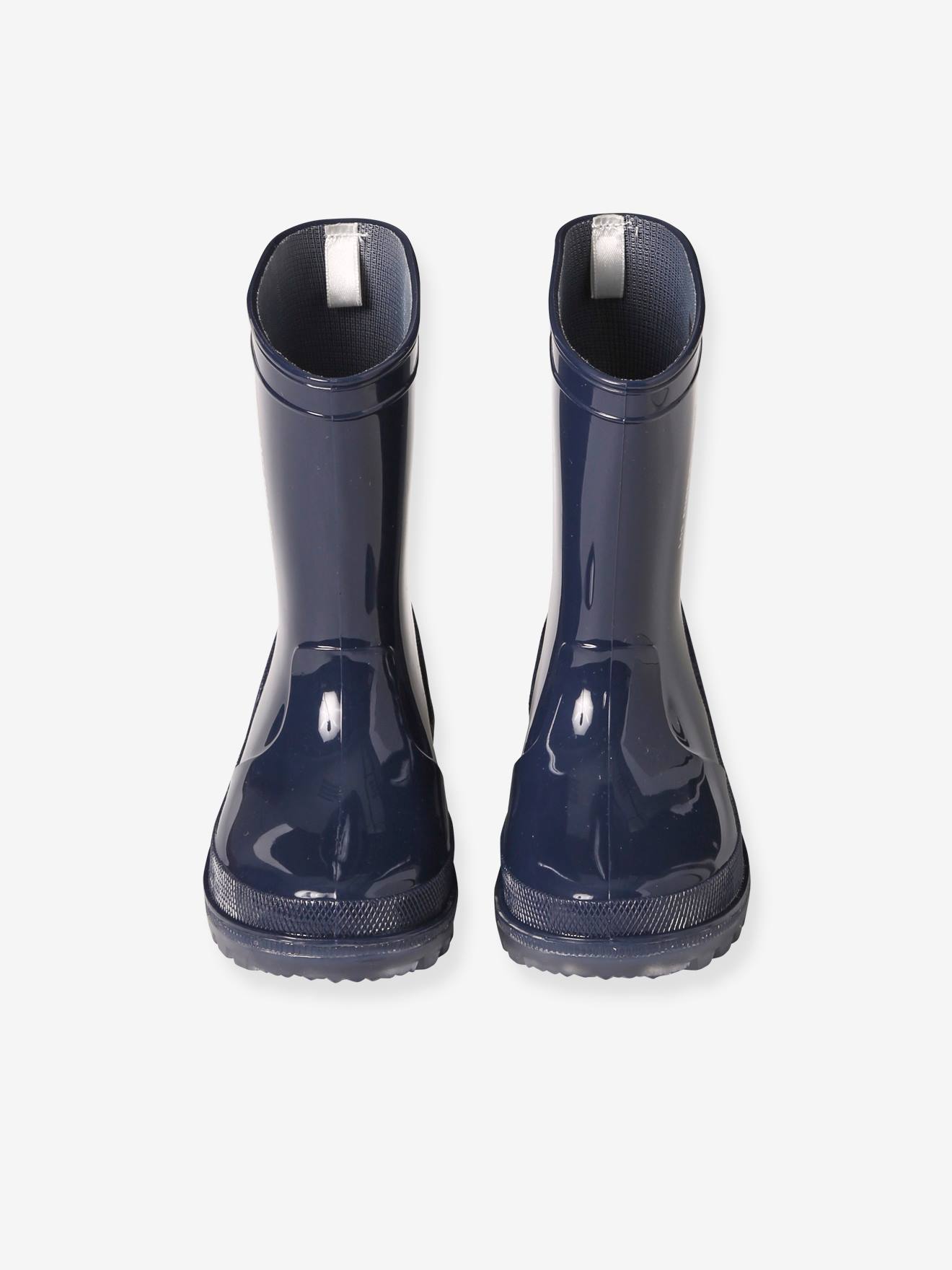 Pair of Skeleton Wellies navy blue