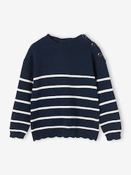 Girls-Fancy Striped Jumper for Girls