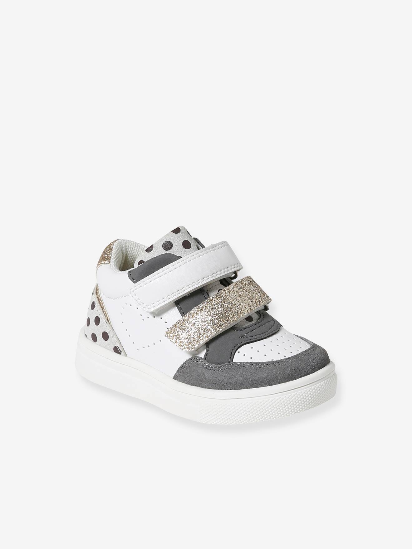 Trainers with Fancy Hook-&-Loop Fasteners