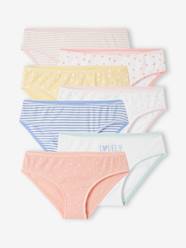 Pack of 7 Fancy Briefs for Girls, Basics