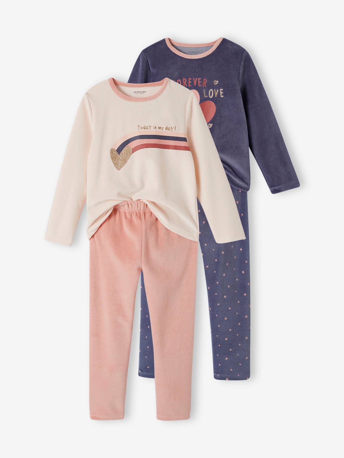 "Love" Pyjamas in Velour