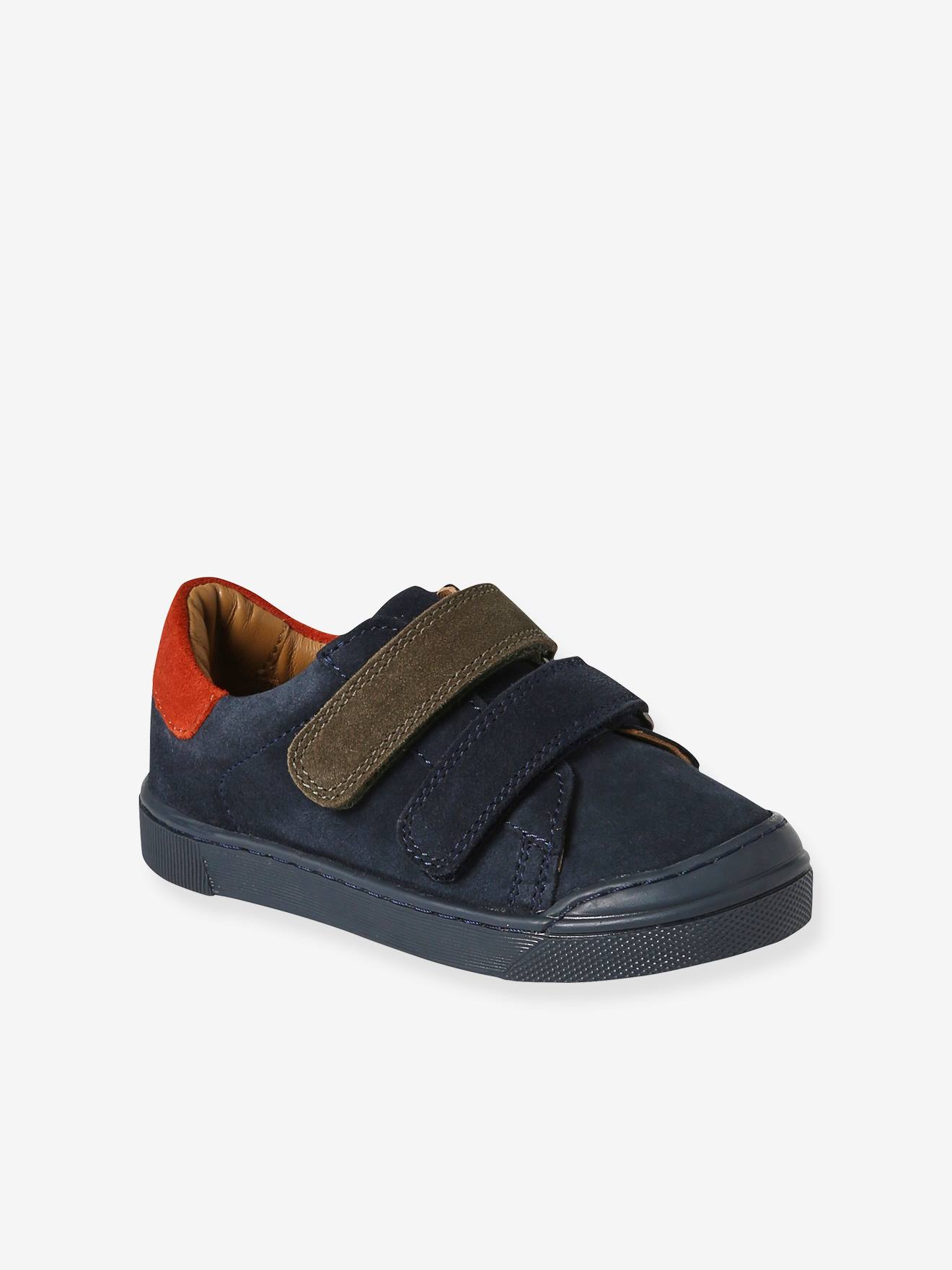 Hook&Loop Leather Trainers for Children