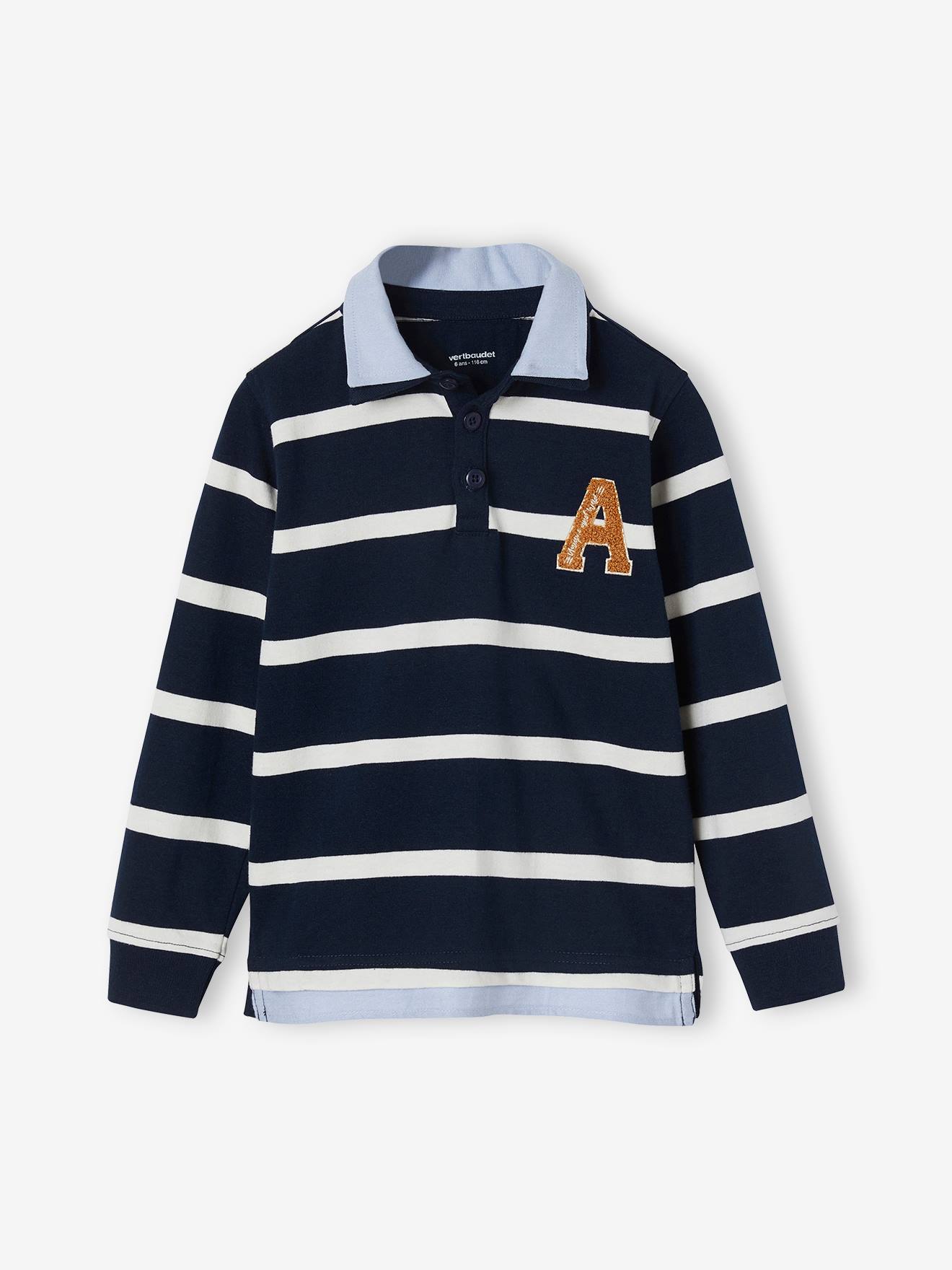 Long sleeve outlet striped polo shirts