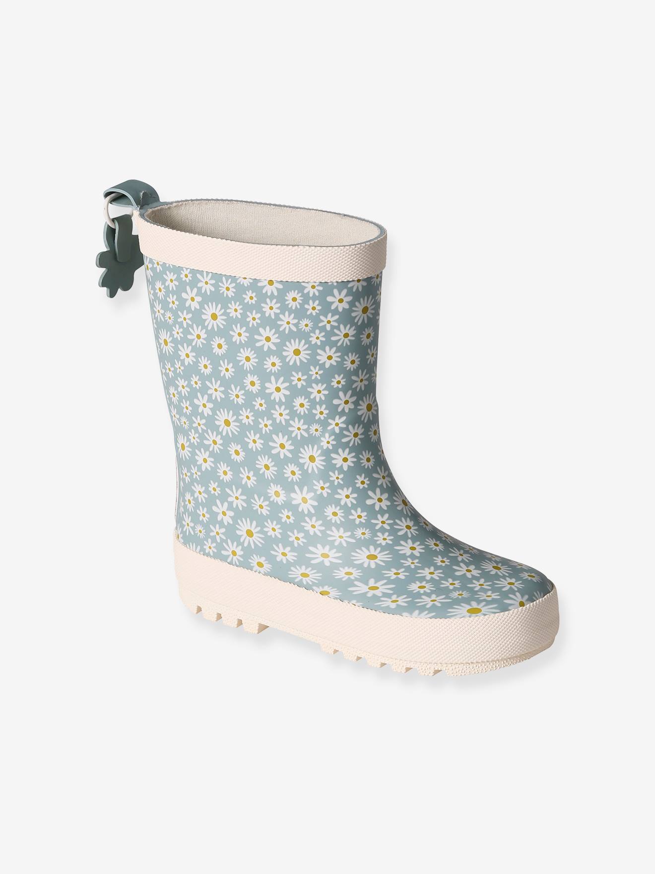 Printed Natural Rubber Wellies for Children