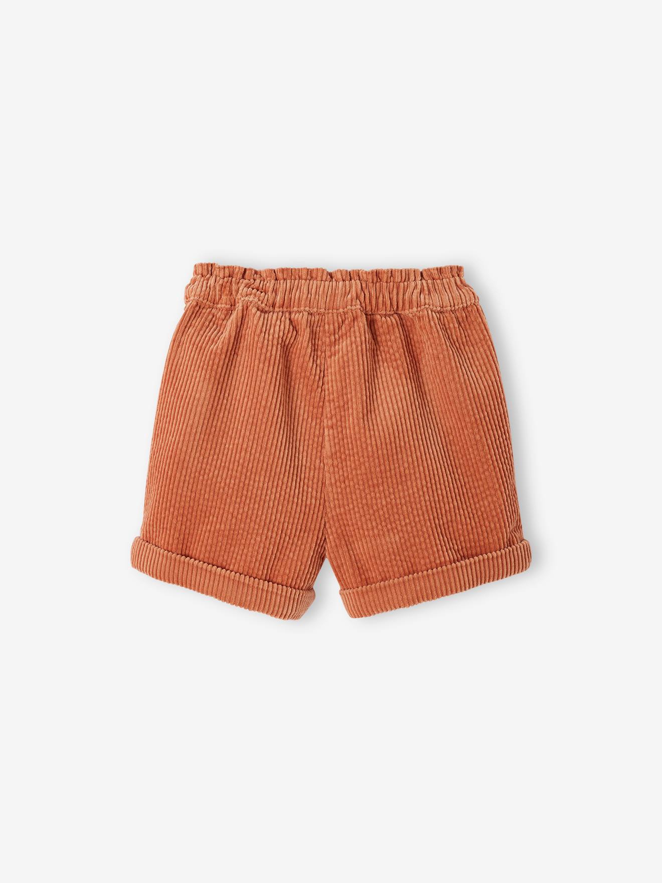 Orange on sale corduroy shorts