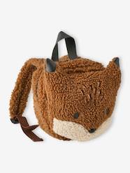 Boys-Fox Backpack in Sherpa, for Children