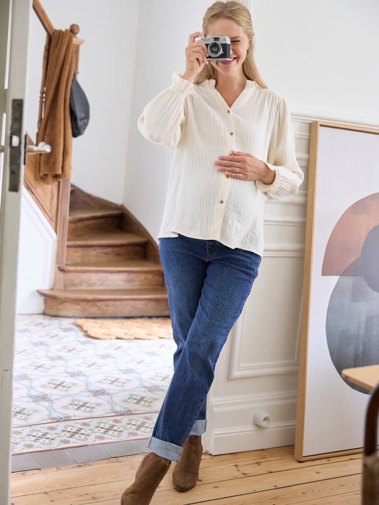 Cotton Gauze Blouse