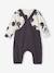 Disney® Cotton Top + Dungarees Ensemble for Babies denim grey 