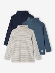 Boys-Pack of 3 High Neck Tops for Boys