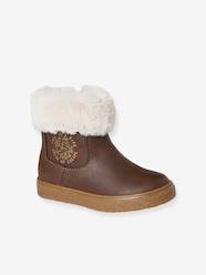 Shoes-Girls Footwear-Ankle Boots-Zipped Boots with Fur Lining, for Girls, Designed for Autonomy