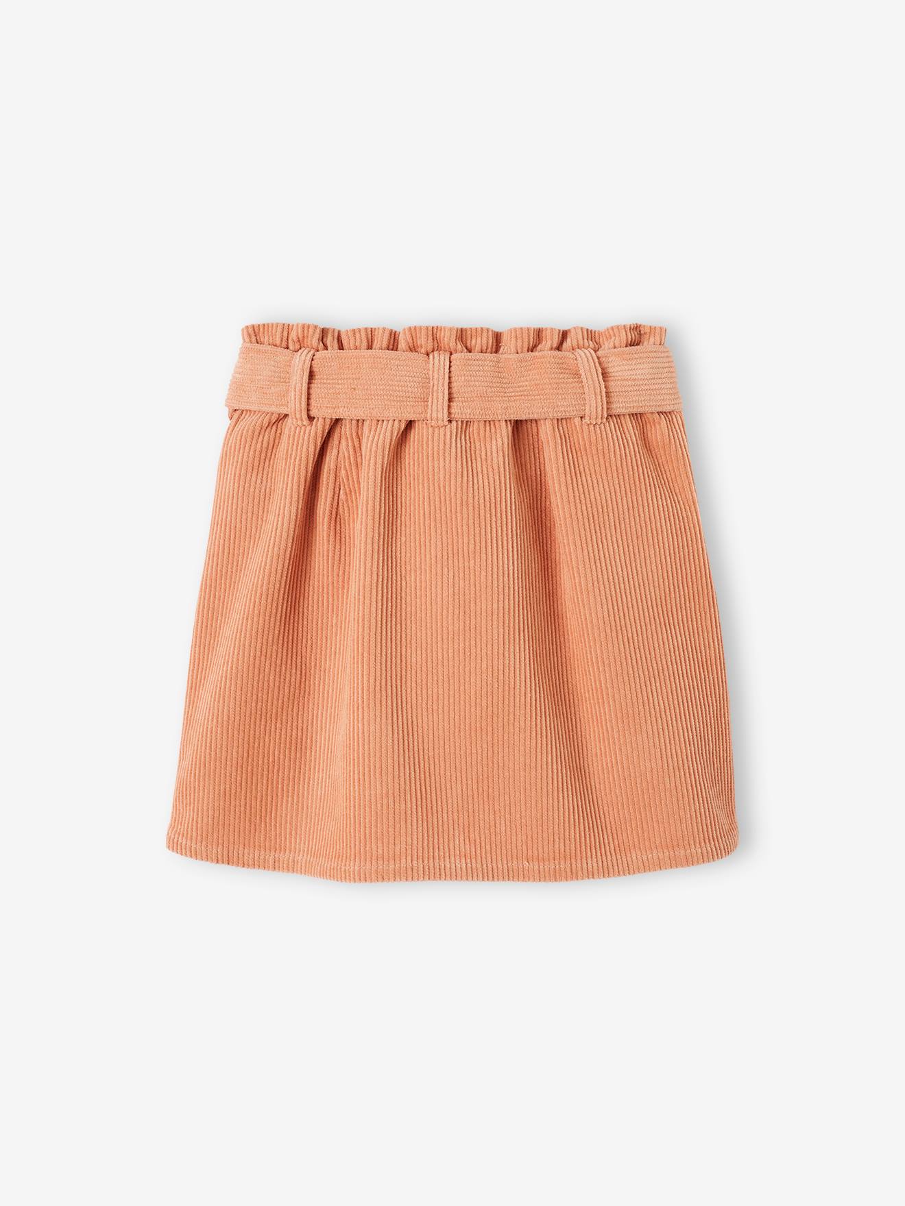 Paper bag corduroy clearance skirt