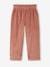 Corduroy Paperbag Trousers for Girls dusky pink+grey green+mustard+night blue 