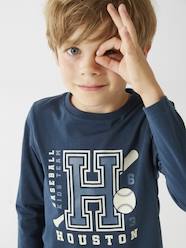 -Basics Long Sleeve Top with Fun or Graphic Motif for Boys