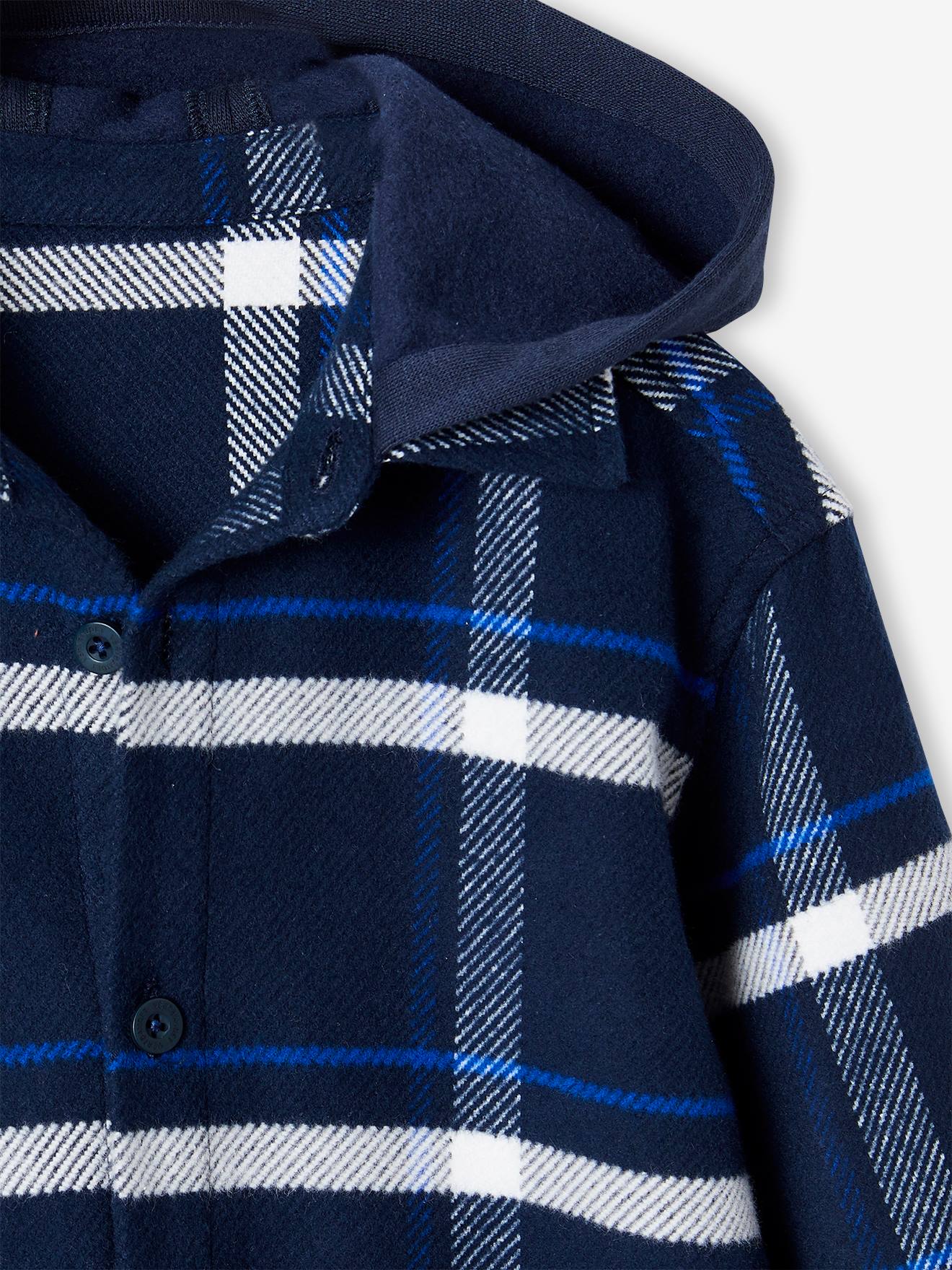 Hooded plaid store shirt