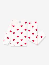 -Heart Pyjamas in Fleece for Little Girls/Boys, PETIT BATEAU