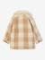 Shacket-Style Coat in Chequered Wool for Girls chequered brown+chequered pink 
