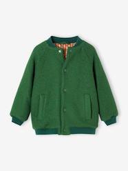 Girls-Coats & Jackets-Teddy-Style Jacket in Bouclé Wool for Girls